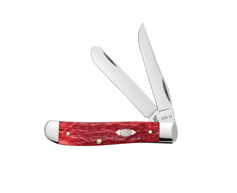 Peach Seed Jig Dark Red Bone CS Mini Trapper