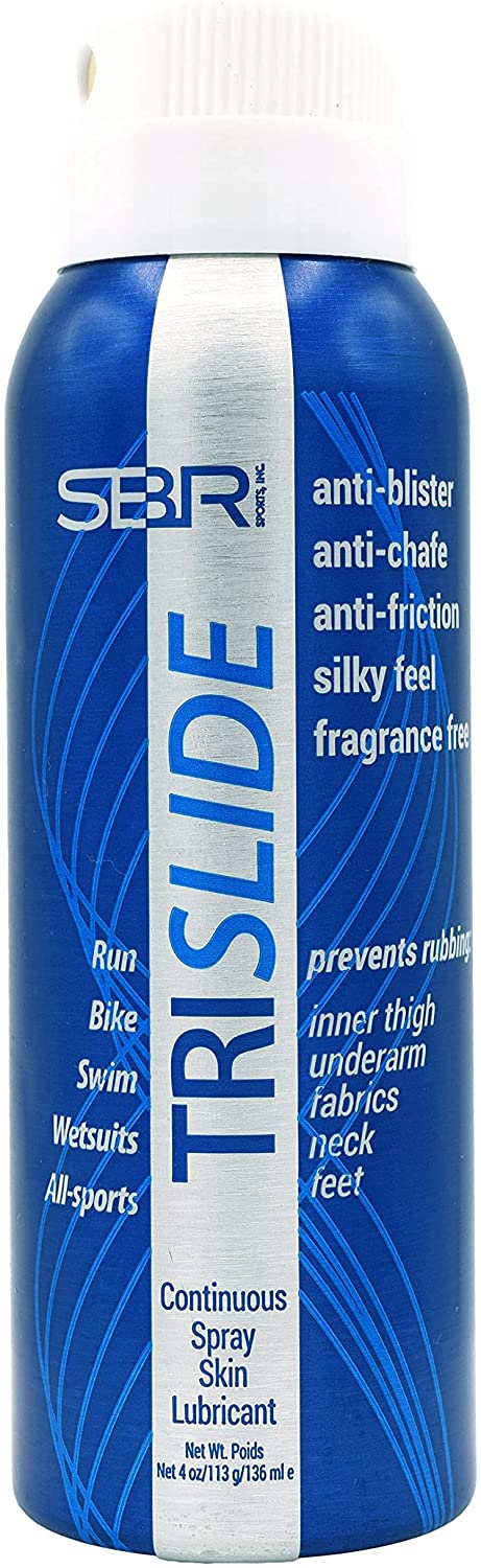 Trislide Anti-Chafe Continuous Spray Skin Lubricant Body Friction Protection